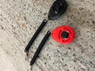 img 1 attached to LaZimnInc Dog Training Clicker Set - 2-Pack With Wrist Strap For Pet Training (Red + Black) review by Jim Cronin
