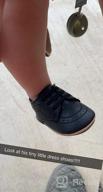 img 1 attached to Ohsofy Leather Loafers Wedding Toddler Boys' Shoes for Oxfords review by Christopher Holker