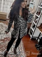 img 1 attached to Stylish And Comfortable Women'S Leopard Print Cardigan For Fall - Available In S-XXL Sizes review by Terry Brendemuehl