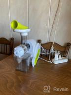 img 1 attached to Kitfort KT-1110-1 screw juicer, green review by Franciszka Gogowska ᠌
