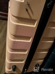 img 7 attached to Легкий набор чемоданов Hardshell Spinner с замком TSA - Чемодан Coolife из 3 предметов