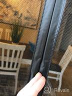 img 1 attached to IKSTAR Magnetic Screen Door With Self Sealing Magnets And Retractable Mesh Closure - Keep Bugs Out And Let Cool Breeze In - Perfect For Sliding Doors And Pets - Single Panel 58" X 80 review by Stephen Doyle