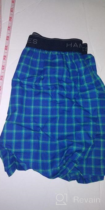 img 1 attached to 🩲 Hanes Boys' Tartan Medium Colors Boxer Underwear: Comfortable and Trendy Clothing for Kids review by Sin Gabriel