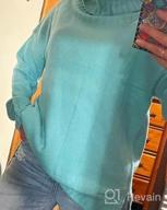 img 1 attached to FISACE Women'S Oversized Turtleneck Cable Knit Pullover Sweater Long Sleeve Top review by Laura Walters