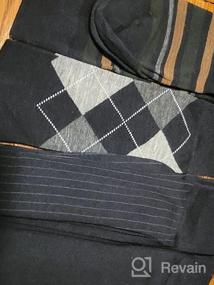 img 7 attached to GKX Men'S Comfort Soft Dress Middle Calf Socks. Merino Wool Blended Moisture Wicking