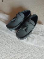 img 1 attached to Classic Leather Moccasins Zong 10.5 Men's Loafers by YiCeirnier: Stylish and Durable Shoes review by Jeff Swanson