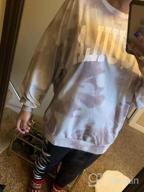 img 1 attached to YOBECHO Womens Oversized Tie Dye Sweatshirts Loose Long Sleeve Crewneck Pullover Tunic Tops review by Jenny Smith