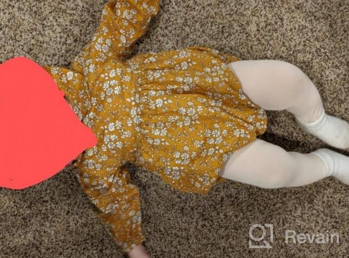 img 1 attached to Adorable Newborn Baby Girl Floral Print Romper With Ruffles And Long Sleeves review by Marc Zitnik