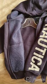 img 2 attached to 👕 Nautica Fleece Hoodie: Stylish Black Large Boys' Clothing and Fashion Hoodies & Sweatshirts
