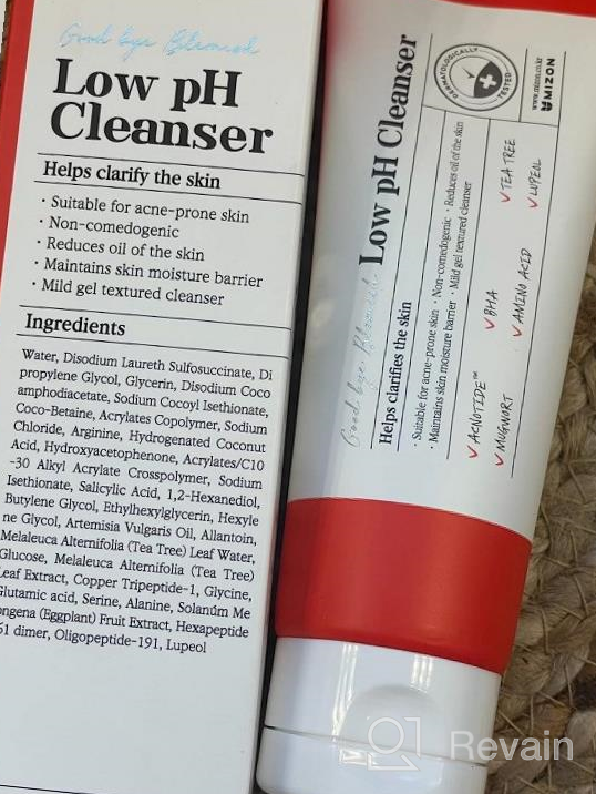 img 1 attached to MIZON Good Bye Blemish Low PH Cleanser - Treat Acne, Soothe Sensitive Skin, Korean Skincare For Breakout Treatment And Spot Treatment - 100Ml 3.38 Fl Oz review by Phillip Brown