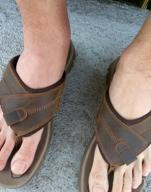 img 1 attached to Men'S Outback Faux Leather Sandal By Slack - Perfect For Summer! review by Micheal Looney