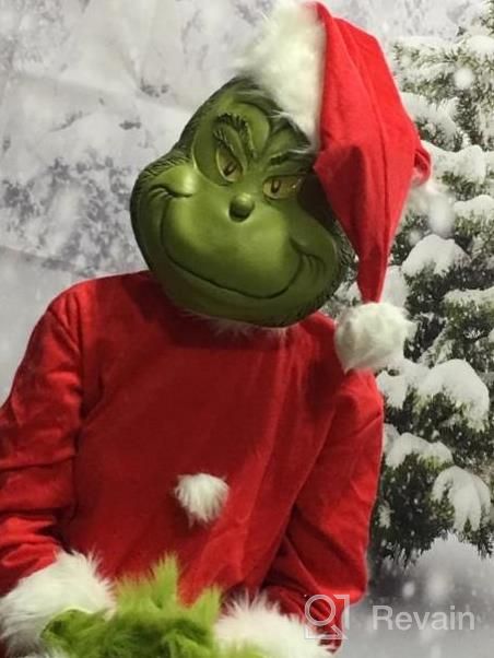img 1 attached to The Ultimate Grinch Halloween Costume - Deluxe Quality review by Christopher Clearfield