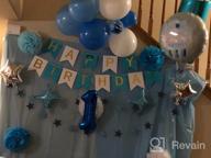 img 1 attached to Baby Boy 1st Birthday Decorations - First Birthday Boy review by Tara Cooper