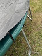 img 1 attached to Protect Your Trampoline Year-Round With Sposuit'S Rainproof And UV Resistant Cover review by Troy Drake