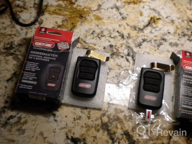 img 1 attached to Genie GM3T-R Intellicode 9/12 Dipswitch Garage Door Opener Remote (2 Pack) - Compatible With Openers Since 1993 review by Mario Hinton