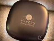 img 1 attached to Mavoro LED Lighted Travel Makeup Mirror, Rechargeable, 1X/10X Magnification - Daylight LED, Pocket Or Purse Mirror, Small Travel Mirror. Folding Portable Mirror, Touch Sensor, USB (Champagne Gold) review by Jeff Bundrick