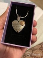 img 1 attached to No Longer By My Side Forever in My Heart: Cremation Jewelry for Ashes Pendant Necklace review by Erik Gerber