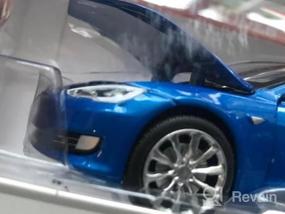 img 7 attached to 1:24 Model X Diecasts Pull Back Car Model With Lights And Music, Big Car Toy Gifts For Car Fans Blue