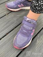 img 1 attached to New Balance Girls Running Little Girls' Shoes review by Dhoal Black