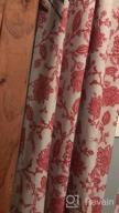 img 1 attached to Transform Your Space With DriftAway Freda Jacobean Floral Blackout Curtains review by Robert Mac