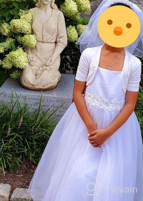 img 1 attached to Graceful Communion Attire for Girls by OLIVIA KOO - Exceptional Quality Girls' Clothing review by Jonathan Roloff