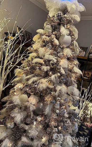 img 1 attached to 20Pcs Black Ostrich Feathers 12-14In Plumes Bulk DIY Halloween Decorations Wedding Party Centerpieces Gatsby Decorations review by Frank Ridl