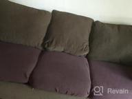 img 1 attached to Transform Your Living Space With H.VERSAILTEX High Stretch Individual Seat Cushion Covers review by Jerry Crist