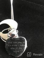 img 1 attached to Norya God embraces you with sparkling Angel Wing Diamond Cremation Jewelry Keepsake Memorial Urn Necklace review by Nick Walker