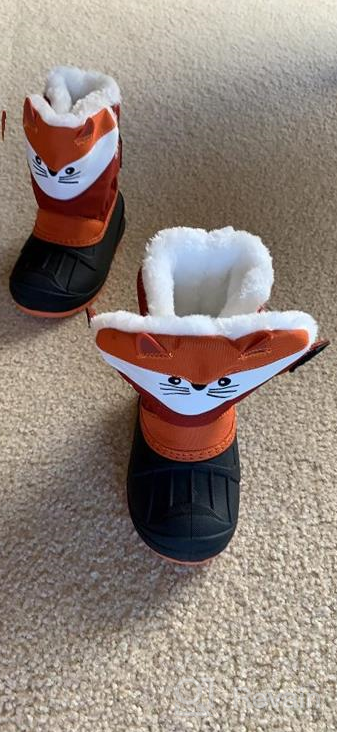 img 1 attached to 👞 Waterproof & Cold Weather Resistant Toddler Boys' Shoes for Outdoor Activities - MORENDL review by Brian Nelson