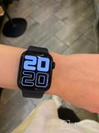 img 1 attached to Smart watch Apple Watch Series 7 45 mm Aluminum Case, dark night review by Agata Swornowska-Kur ᠌