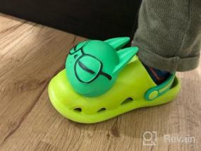 img 7 attached to Piqubidu Kids Boys Girls Cartoon Clogs Sandals | Cute, Lightweight Slip-on Footwear for Toddlers