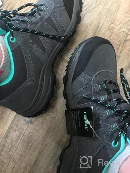 img 1 attached to Waterproof Hiking Shoes For Women And Men: Lightweight, Breathable, And Non-Slip Trail Running Sneakers For Trekking And Camping By Riemot review by Deepa Hoover