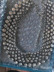 img 5 attached to Горячая серебряная модная ожерелье с ринестонами, вдохновленное британской принцессой Кейт Миддлтон и веселой Гранд Макушкой