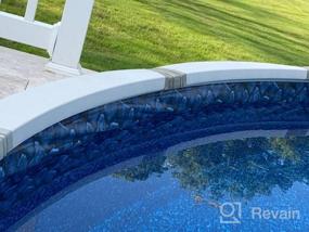 img 6 attached to Smartline Pacific Ice 30-Foot Round UniBead Liner - 25 Gauge Virgin Vinyl, Durable For Steel Sided Above-Ground Pools