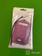 img 1 attached to ACdream Leather Luggage Tags 2 Pack With Privacy Cover - Stunning Glitter Rose Design For Backpacks, Suitcases, And Travel Bags - Perfect Identifiers For Women, Men, Adults, And Kids On Cruises review by Roderick Reynolds