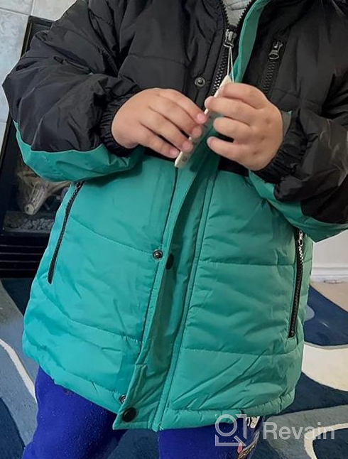 img 1 attached to 👦 GGleaf Boys' Hooded Quilted Outerwear in Blackish: Stylish Jackets & Coats for Your Little Gentleman review by Maurice Malek