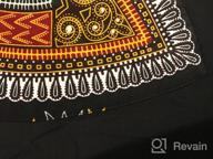 img 1 attached to Be Bold And Stand Out With SHENBOLEN'S African Print Dashiki T-Shirt For Men - The Ultimate Fashion Statement! review by Garrett Flores