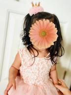img 1 attached to Cilucu Baby Girls Party Dress: A Beautiful Peachy Pink Tutu For Special Occasions review by Stephen Doyle