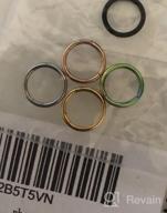 img 1 attached to 316L Hinged Segment Seamless Clicker Ring – Versatile Nose Ring Hoop, Septum And Helix Piercing Jewelry By PEAKLINK review by Rob Misra