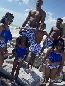 img 5 attached to 🩳 Boys' Matching Family Swimsuit Trunks in Boys' Clothing