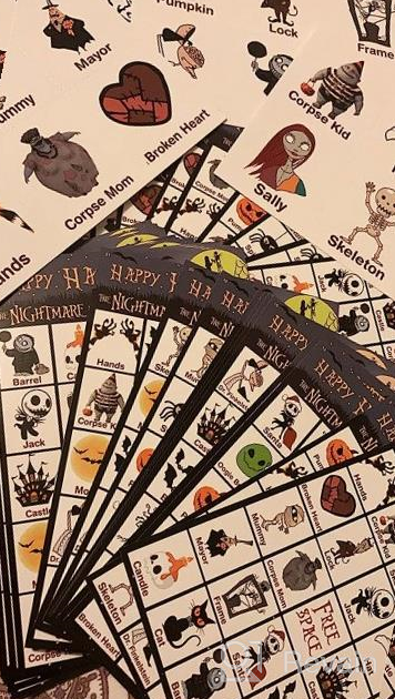 img 1 attached to Spooky Fun For All Ages: Officygnet'S 40-Player Halloween Bingo Game Card For Parties, Classrooms, And Family Activities review by Danielle Phillips