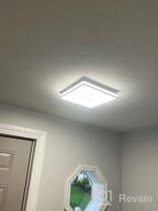 img 1 attached to 2PACK 24W LED Flush Mount Ceiling Light - 2050LM Square 5000K Daylight 12.6In IP44 Waterproof For Bedroom Kitchen Hallway Balcony Living Room review by Ray Adair