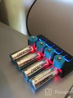 img 1 attached to Rechargeable AAA Lithium Batteries With Micro USB Charging Port - 1000 Cycle, 1.5V/400MAh - Pre-Charged, 4/Pack review by Cristina Franklin