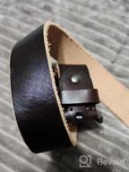img 1 attached to KEECOW Men'S 100% Italian Cow Leather Belt With Anti-Scratch Buckle, Gift Box Packaging review by Tim Nicholas