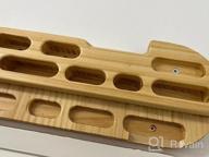 img 1 attached to Enhance Your Grip And Climbing Skills With The Yes4All Wooden Hang Board For Doorways review by Lance Gunn