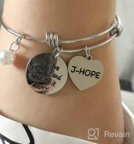 img 7 attached to G-Ahora BTS Bracelet Kpop Bangtan Boys Jewelry with Jimin, Jungkook, Jin, RM, SUGA, J-Hope, V - Best Gift for BTS Army