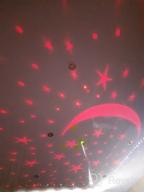 картинка 2 прикреплена к отзыву Детский проектор звёзд для спальни, ночная лампа МОКОКИ - веселый подарок для девочек и мальчиков от 1 до 14 лет, вращающийся проектор неба со звездами и луной для украшения спальни - розовый от Ada Strzelczyk ᠌