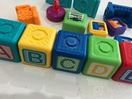 img 1 attached to Baby Einstein Connectables 20 Piece STEAM Magnetic Blocks Learning Toys Numbers Colors Animals For Baby 6 Months+ Toddler 1 2 3 4 5 Year Old review by Mac Sterling