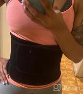 img 1 attached to Wonderience Women'S Neoprene Sauna Sweat Waist Trainer Belt - Ideal For Workouts And Sports - Waist Trimmer For Effective Weight Loss review by Steve Beaumont