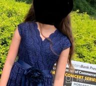 img 1 attached to 🌸 Charming Bow Dream Flower Country Casual Girls' Dresses - Effortless Style review by Patricia Mendoza